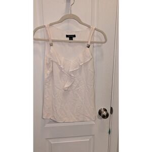 WHBM Silk‎ Ruffle Tank Size XS